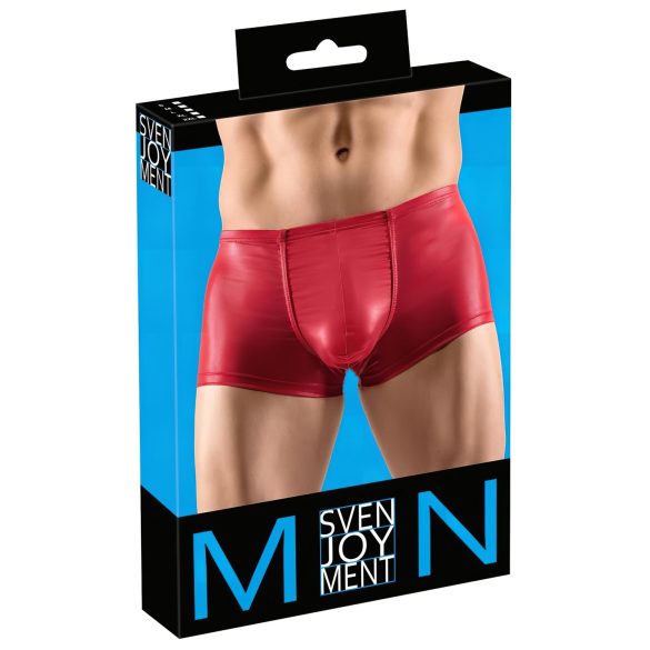 Svenjoyment - skinnende push-up-bokser (rød) - L