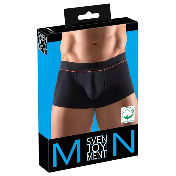 Svenjoyment - komfortable økobomulds boxershorts (sort)
