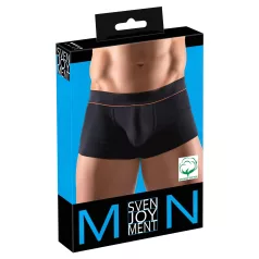 Svenjoyment - komfortable økobomulds boxershorts (sort) - L