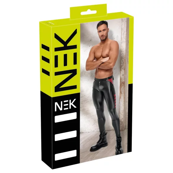 NEK - leggings til mænd - lang model - sort - M