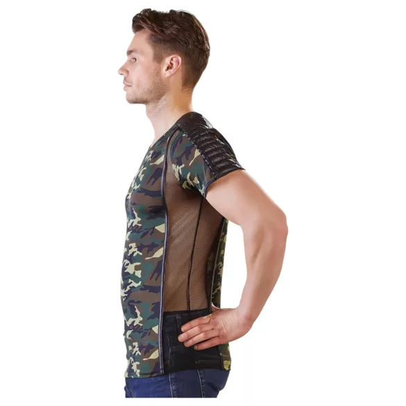 NEK - camouflage herre t-shirt (grøn-brun) - 2XL