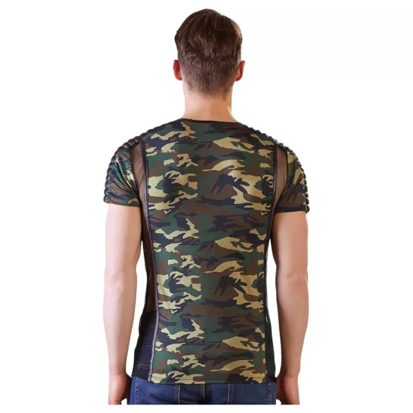 NEK - camouflage herre t-shirt (grøn-brun) - 2XL