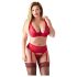 / Cottelli Plus Size - alsidigt undertøjssæt (rød)