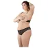 Cottelli Plus Size - bh sæt med perler - sort - 4XL