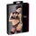 Cottelli - blonde-bh sæt med krave (sort) - 85B/L