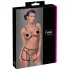 Cottelli - bodyharness med kæde - 2 dele - sort - M