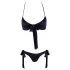 Cottelli - bikini-stil bh-sæt (sort)