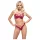 Cottelli Party - bh sæt - skinnende look - rød - 85B/L
