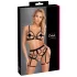 Cottelli - lingerie sæt - 2-delt harness - sort