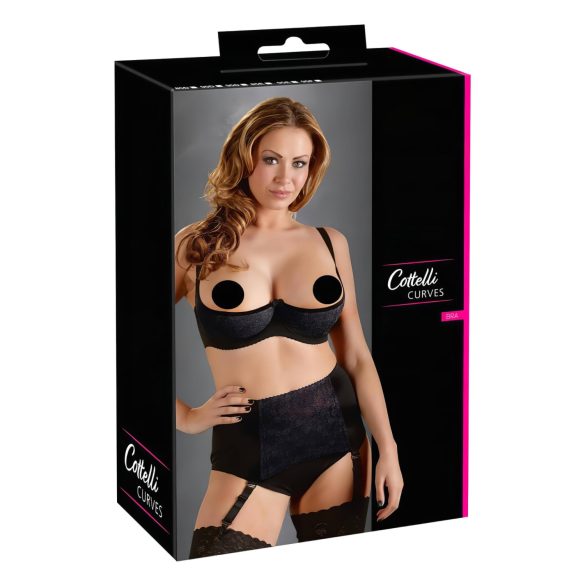 Cottelli Plus - Push-up BH (sort) - 95E