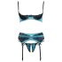 Cottelli Jade - Eksklusivt push-up sæt (grøn) - 85B/L