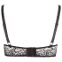 Cottelli Plus Size - bh med stropper og ringe (sort) - 85E