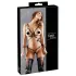 Cottelli Bondage - bondage kropssele bikini - blank sort - M