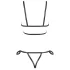 Cottelli Bondage - bondage kropssele bikini - blank sort - M