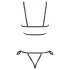 Cottelli Bondage - bondage kropssele bikini - blank sort - M