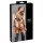 Cottelli Bondage - bondage kropssele bikini - blank sort - L