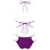 Obsessive Balitta - skinnende, halterneck bikini (lilla) - M