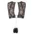 Cottelli Bondage - 4-delt blonder lingeri sæt - M