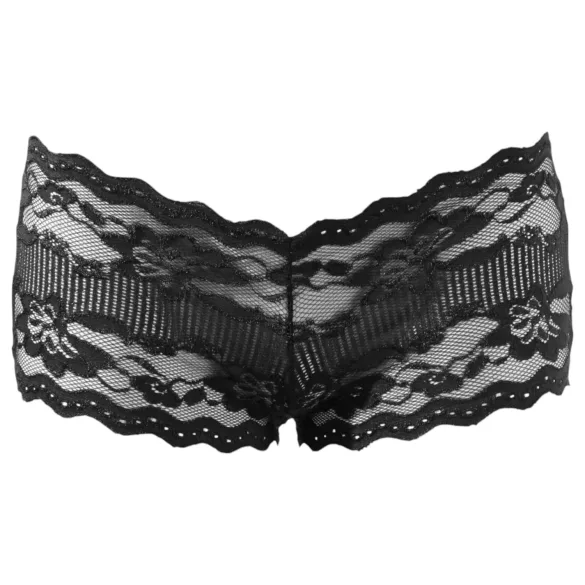 Cottelli - fransk trusse - pikant blonde - sort - M