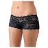 Cottelli - fransk trusse - pikant blonde - sort - XL