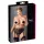 Cottelli Plus Size - blonde strømpeholder trusser (sort) - XXXXL