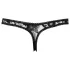 Cottelli - G-streng trusser - blonde - sort - XL
