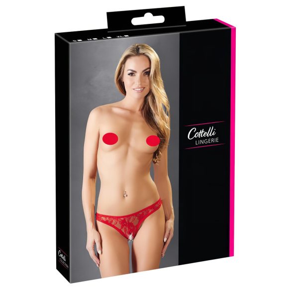 Cottelli - Sexet blondeg-strenge (rød) - M