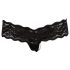 Cottelli - Perle Blonde Tanga (sort)
