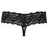 Cottelli - Perle Blonde Tanga (sort) - L