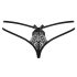 Obsessive Intensa - dobbel-strop blonde g-streng (sort)