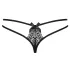 Obsessive Intensa - g-streng med dobbeltstrop - blonde - sort