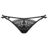 Obsessive Intensa - g-streng med dobbeltstrop - blonde - sort