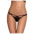 Obsessive Intensa - g-streng med dobbeltstrop - blonde - sort