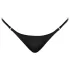 Noir - tanga - blank look - sort - L/XL