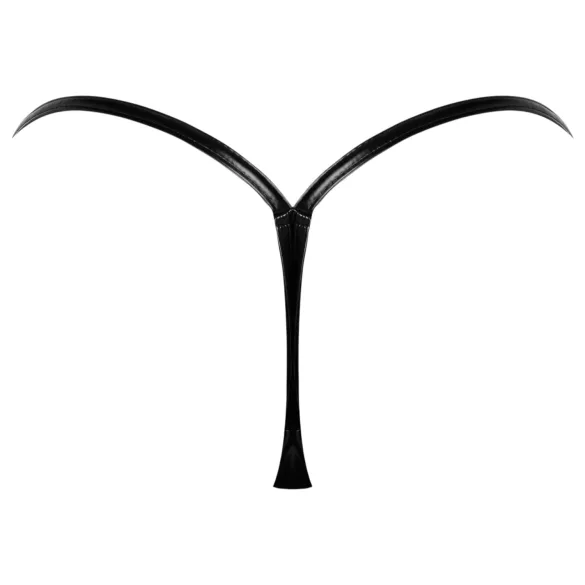 Noir - tanga - blank look - sort - L/XL