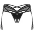 Obsessive Dominna - hofteholder med stropper - sort