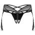 Obsessive Dominna - hofteholder med stropper - sort