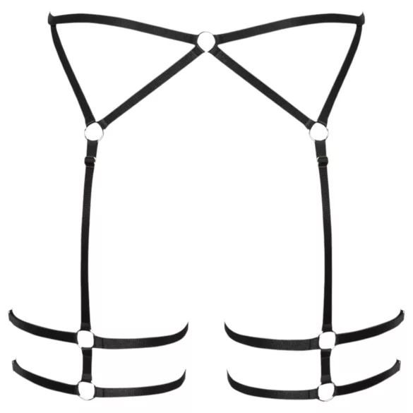 Cottelli - trusse - tynd mesh - sort