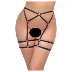 Cottelli - trusse - tynd mesh - sort - L/XL