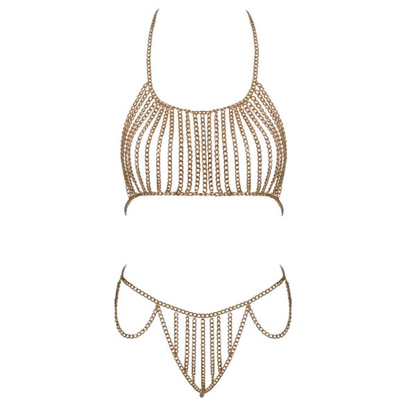 Cottelli - kropssmykke med kæde - guld