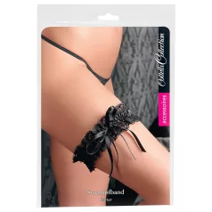 Cottelli - blonde strømpebånd (sort, S-L)