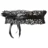 Cottelli - hofteholder med blonde - sort - S-L