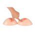 Cottelli - silikone push-up indlæg med brystvorte - 2x600g