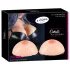Cottelli - silikone push-up indlæg med brystvorte (2x1000g)