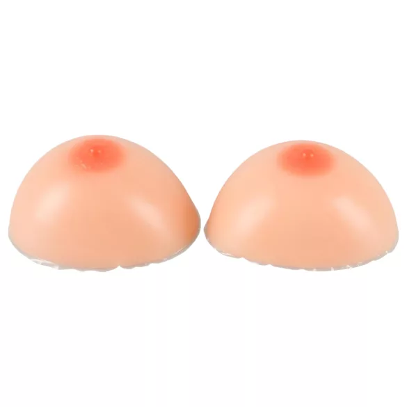 Cottelli - silikone push-up indlæg med brystvorte (2x1000g)