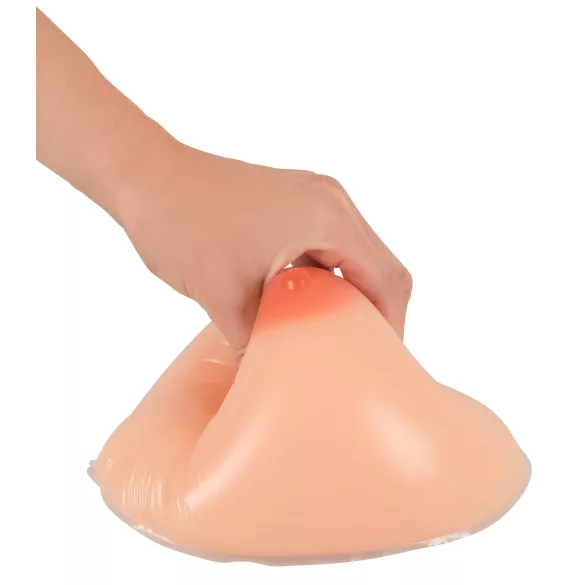 Cottelli - silikone push-up indlæg med brystvorte (2x1000g)