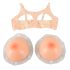 Cottelli - Silikone push-up bryster med bh (2x1000g)