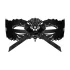Obsessive - venetiansk maske - broderet - sort