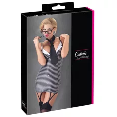 Cottelli - stribet sekretærkostume