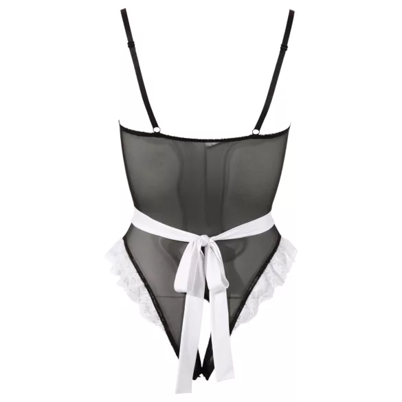 Cottelli - sexet stuepige body - sort lingeri - M